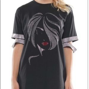 Rhinestone embellished top